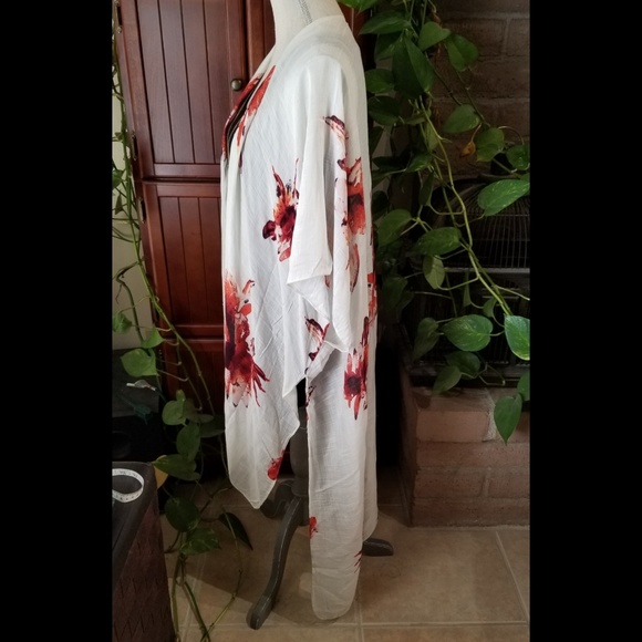 ποΈ Floral Print Kimono Cover Up - Picture 5 of 16